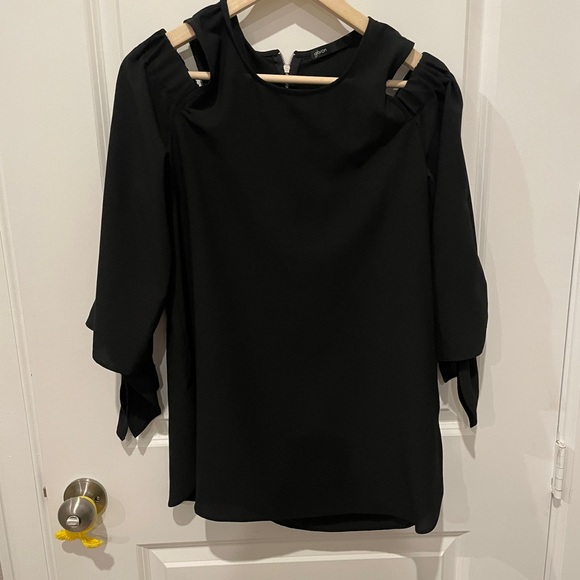 Gibson off the shoulders black top size small - Picture 1 of 4